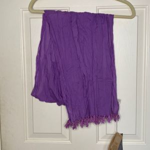 Purple lightweight scarf new
